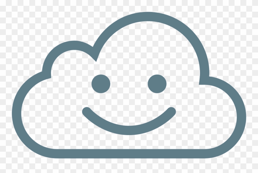 Happy Filled Icon Free Download Png And - Cloud Icon Png Clipart