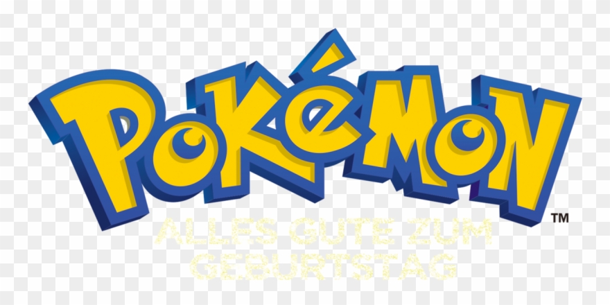 Alles Gute Zum Geburtstag - Pokemon Trademark Clipart