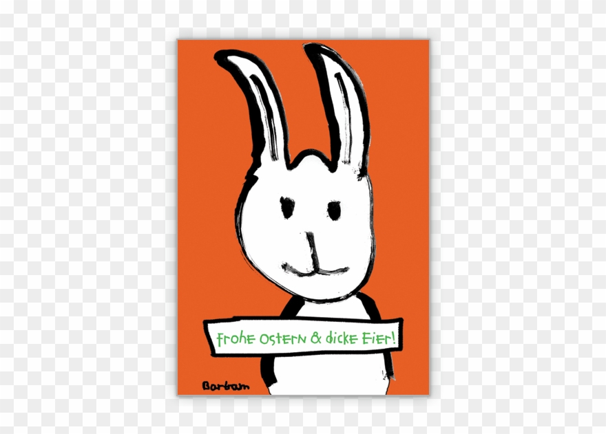 Frohe Ostern - Cartoon Clipart
