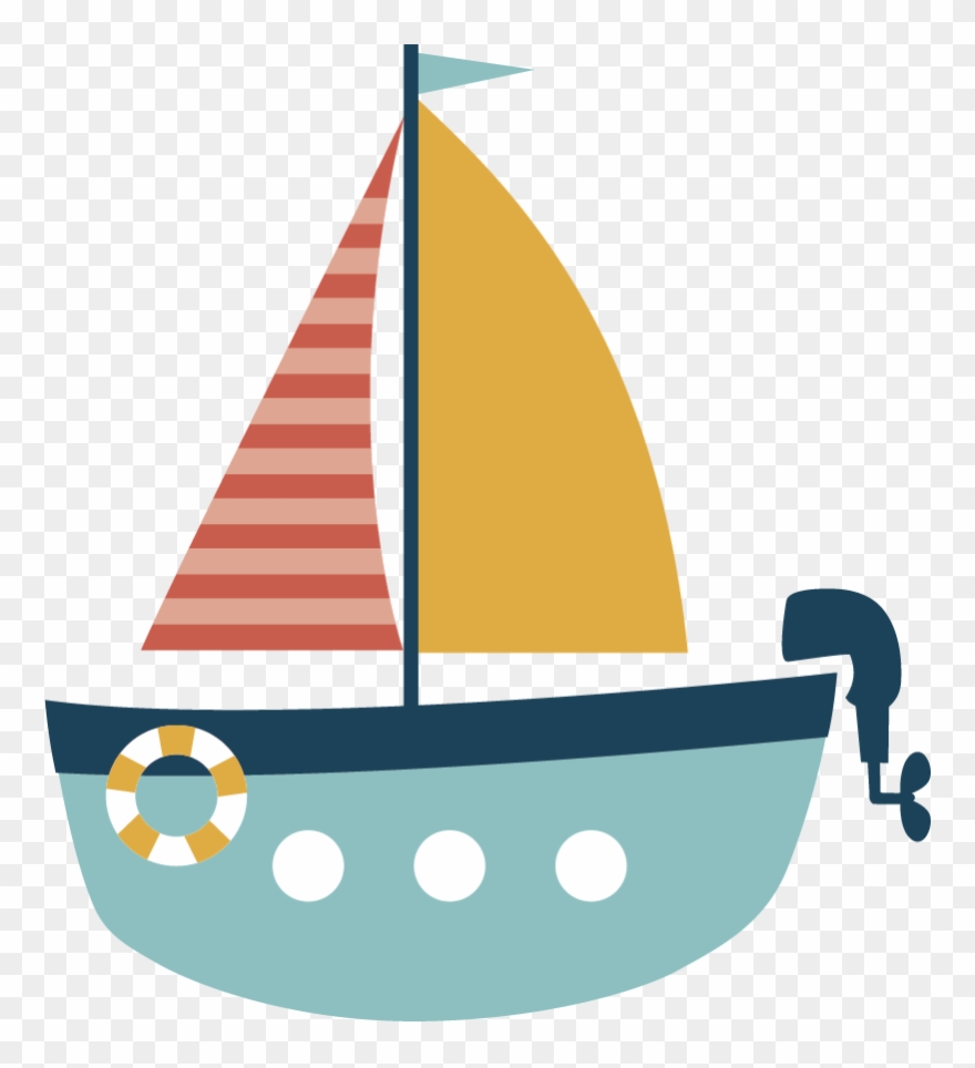 Motorboot Aufkleber - Dessin Barque Clipart