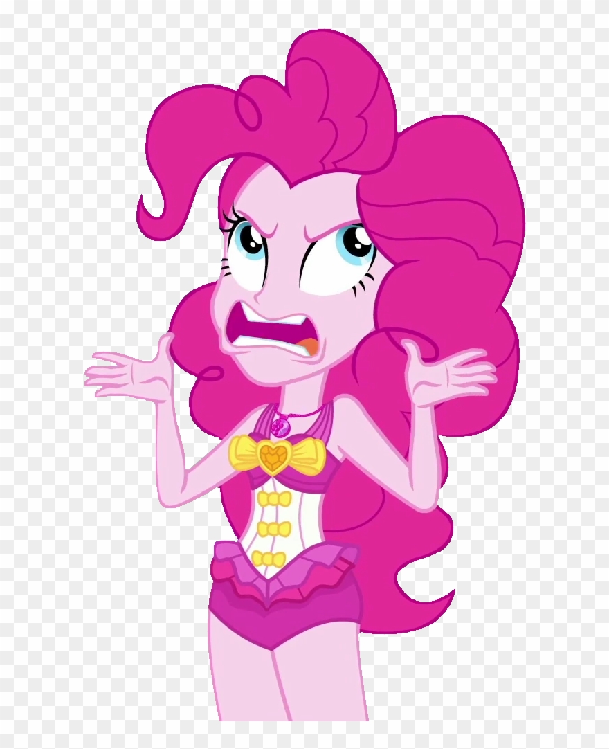 Vector Clothes Animated - Angry Mlp Pinkie Pie Clipart