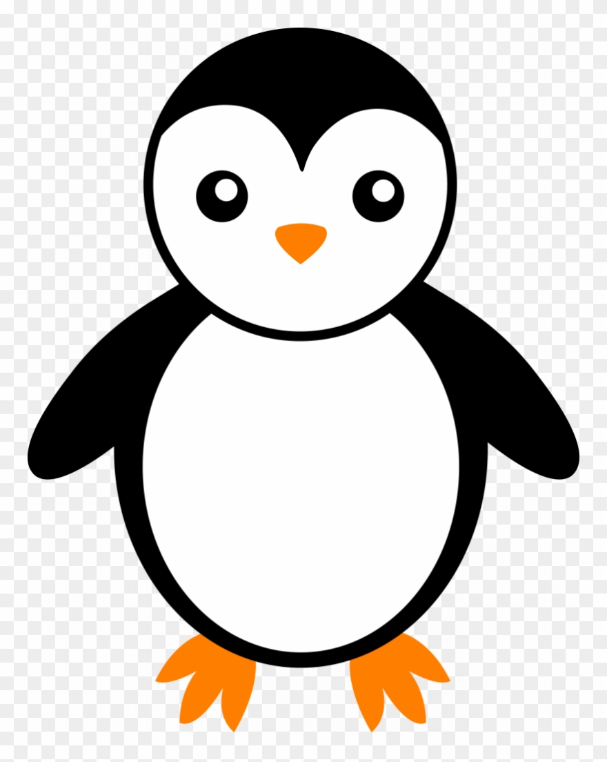 Cute Penguin Clipart - Png Download