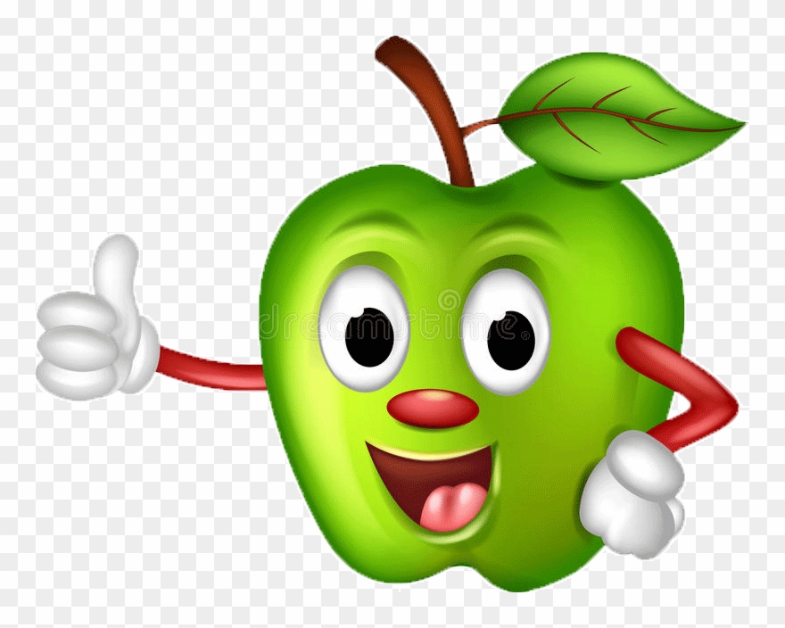 Elmapng - Clipart Apple Thumbs Up Transparent Png