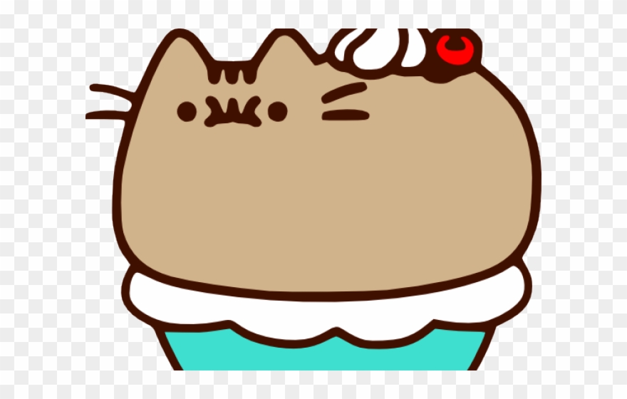 Nyan Cat Clipart Yellow - Fat Cute Cat Kawaii - Png Download