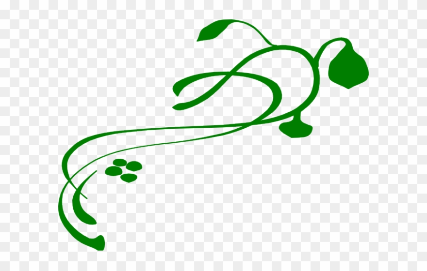 Foliage Clipart Leaf Vine - Green Vines Clip Art - Png Download