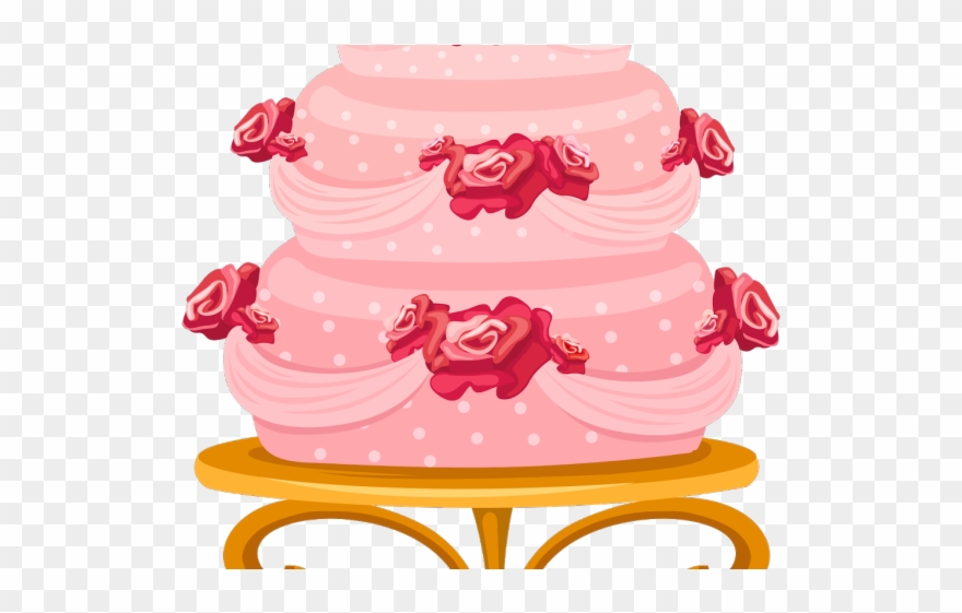 Wedding Cake Clipart Elegant Dessert - سكرابز تورته - Png Download