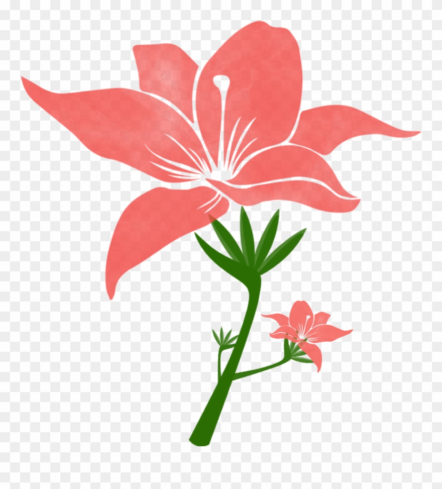 2019 Popular Colors Flowers Yellow Green Leaves Lively - Coral Clipart