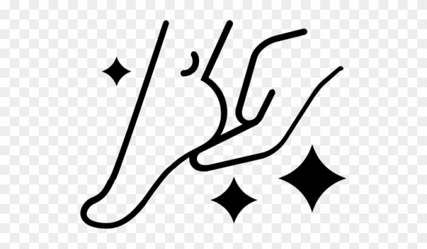 Big Foot Clipart Tapak - Foot And Hand Icon - Png Download