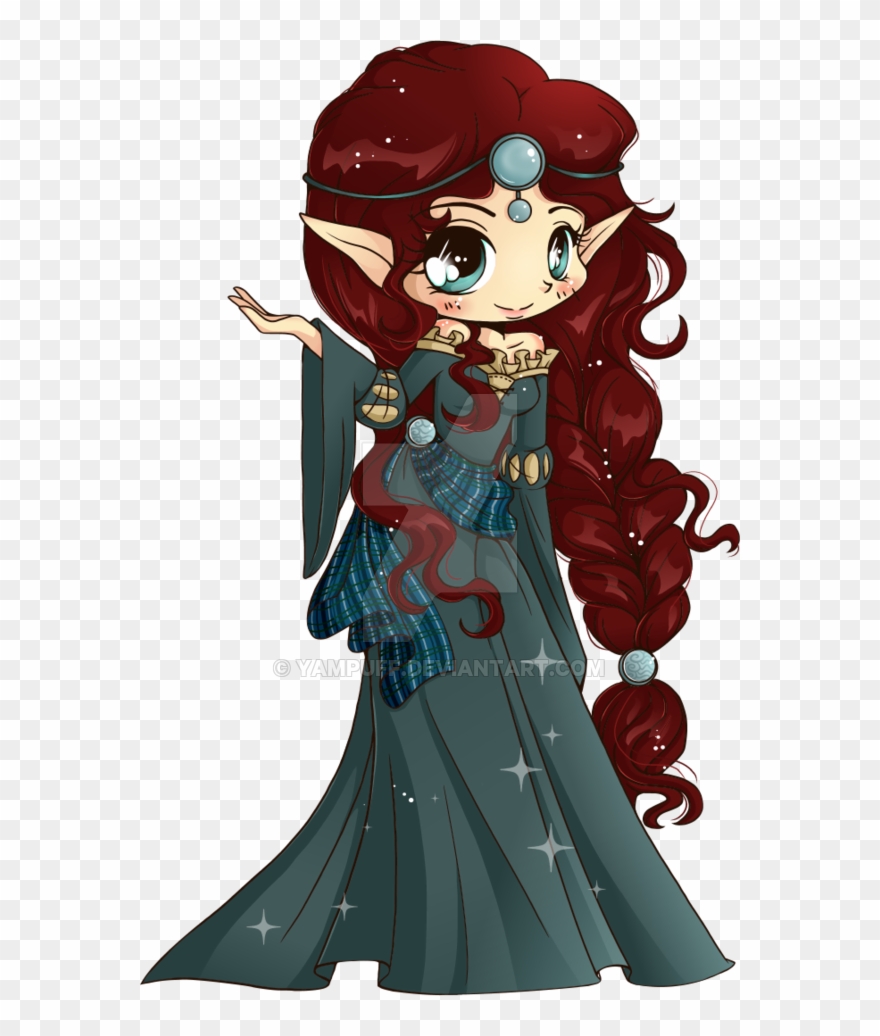 Scottish Elf Princess By - Princess Elf Png Clipart