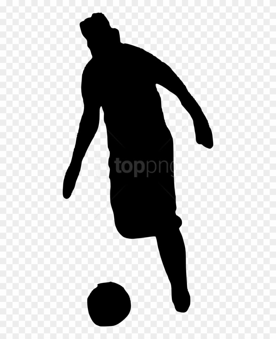 Free Png Football Player Silhouette Png Images Transparent - Silhouette Clipart