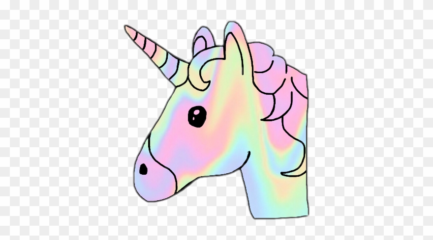 #cottoncandy #unicorn #emoji #unicornemoji @loveyasz - Unicorn Png Clipart