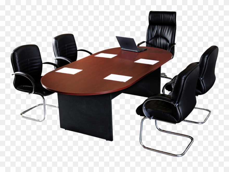 Meeting Clipart Conference Table - Office Chair - Png Download