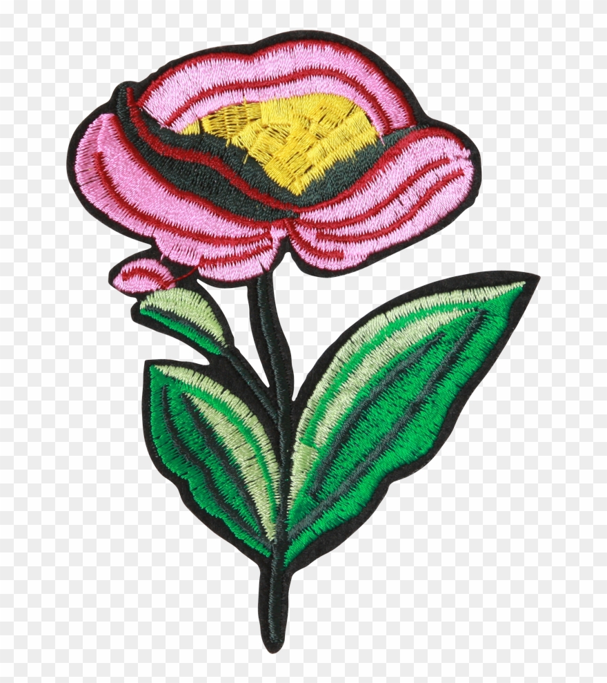 Strygemaerker Blomst Til Voksne Clipart