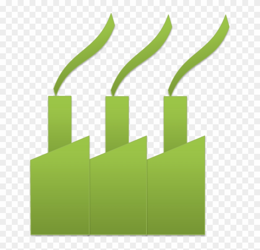 Tri Webmap - Green Factory 3d Png Clipart