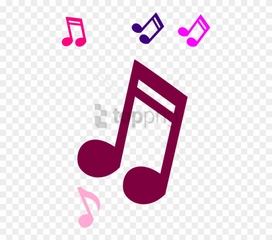 Free Png Colorful Music Notes Png Png Image With Transparent - Red Music Notes Clip Art