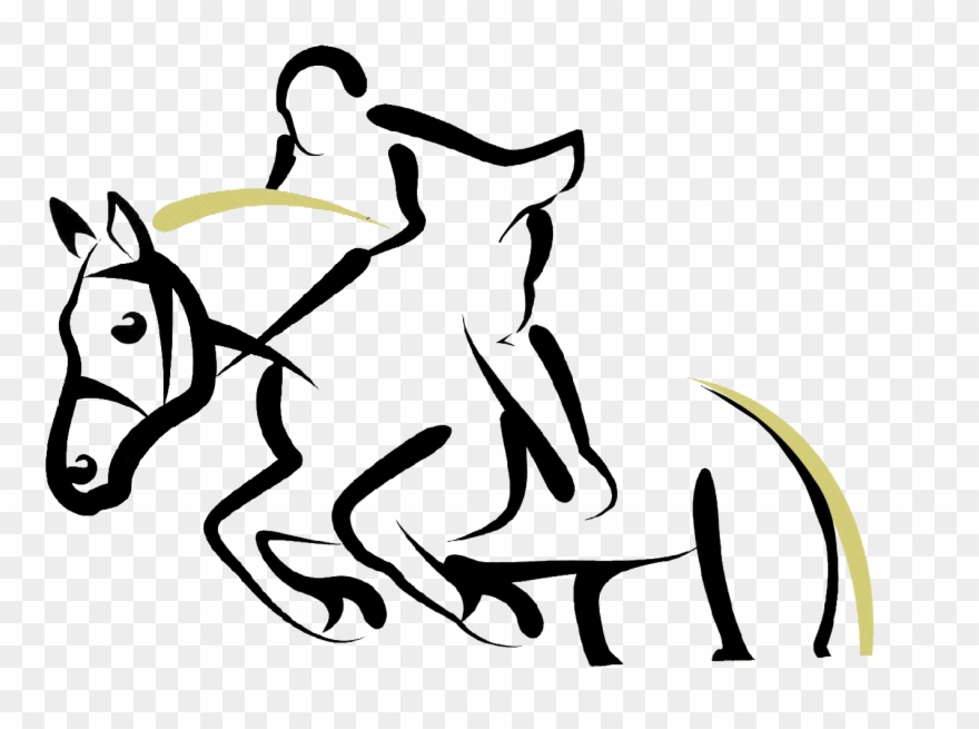 Hunter / Jumper / Dressage Equitation / Eventing - Show Jumping Decal Clipart