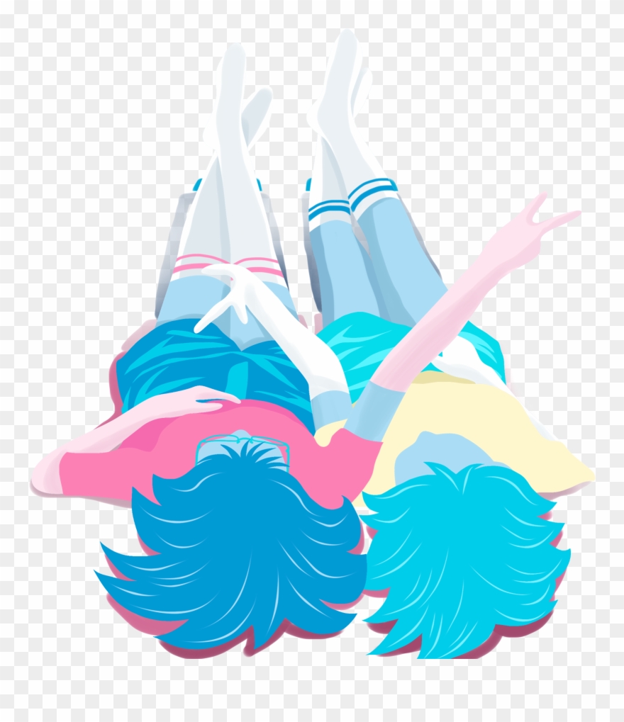 Fashion Colored Contrast Character Png And Psd - Illustration Clipart