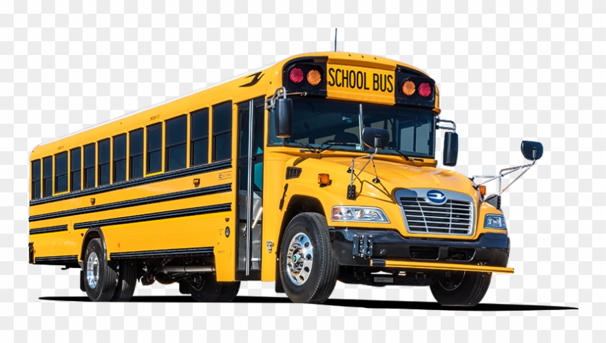 Blue Bird Vision School Bus Clipart