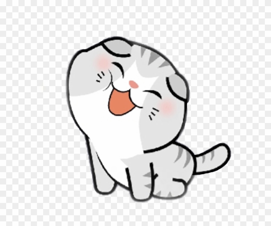 #png #cute #pngcute #cuteanimals #animals #freetoedit - Cat Drawing Tumblr Transparent Clipart