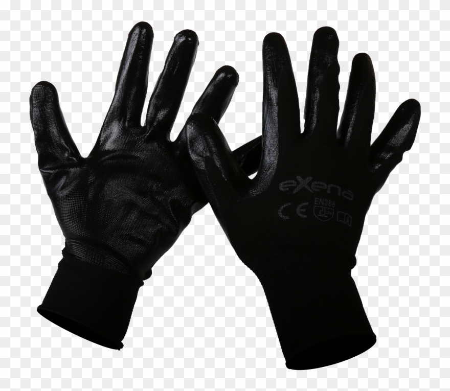 Glove Clipart Safety Glove - Leather - Png Download