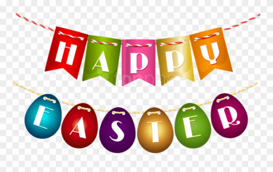 Free Png Download Happy Easter Streamer Png Images - Happy Easter Clipart Png Transparent Png