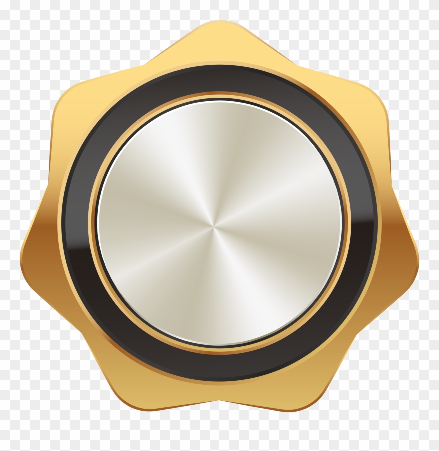 Badge Gold Black Png Clip Art Image Transparent Png