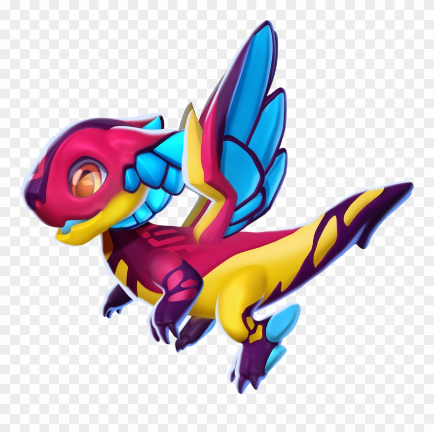 Vivid Dragon - Illustration Clipart