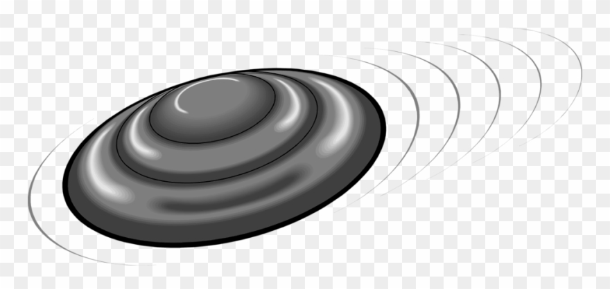 17 Best Photos Of White Frisbee Clip Art - Frisbee Clipart Black And White - Png Download