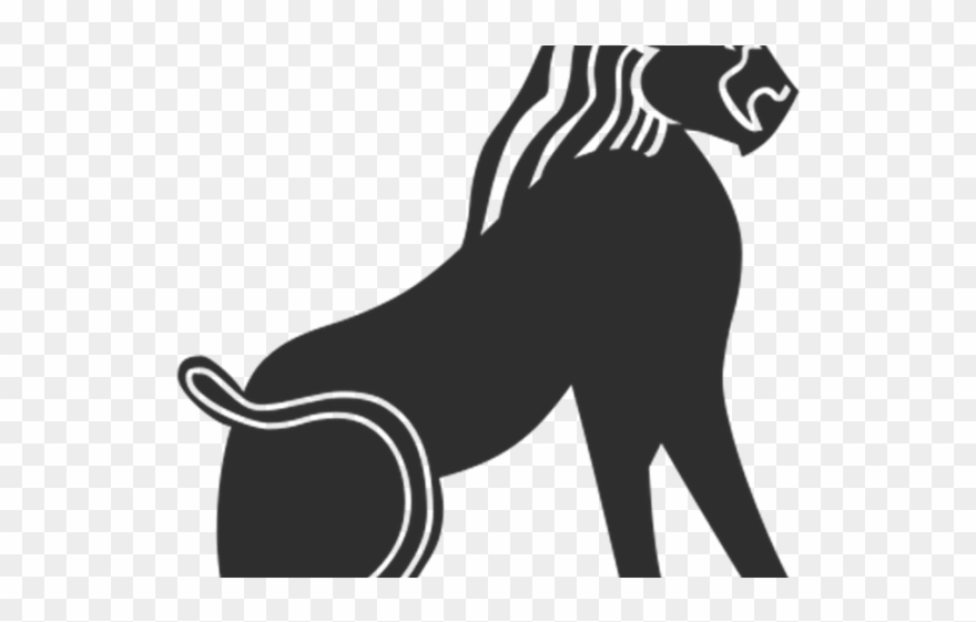 Egypt Clipart Egyptian Writing - Ancient Egyptian Lion Symbols - Png Download