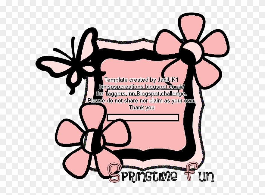 My Try At A Template For The Taggers Inn Blogspot Challenge Clipart