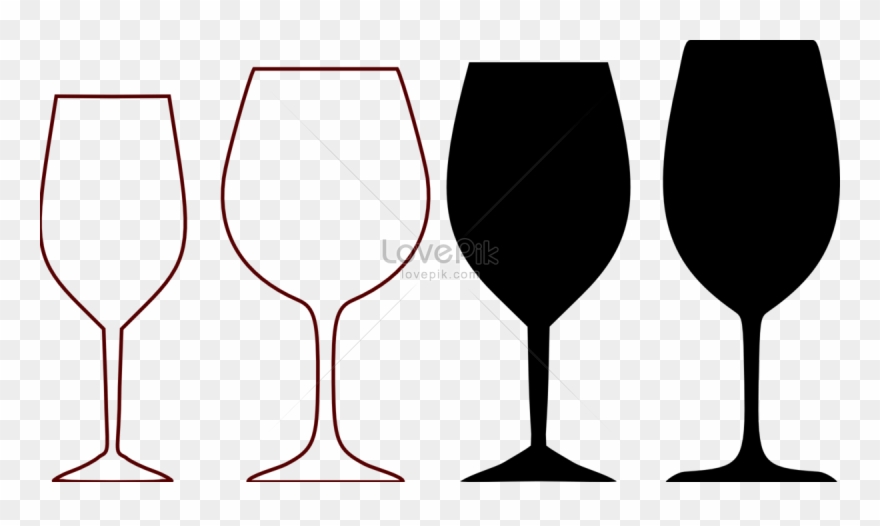 Wine Clip Cup - Wine Glass Clipart - Png Download