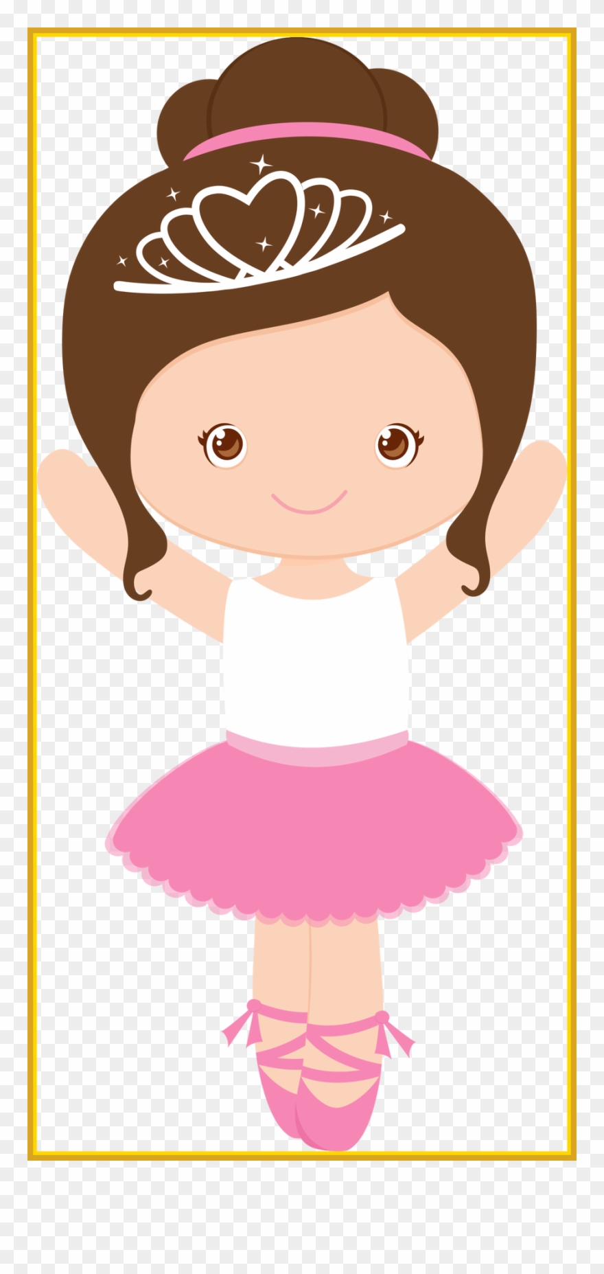 Shocking Clipart Girl - Bailarina Png Fundo Transparente