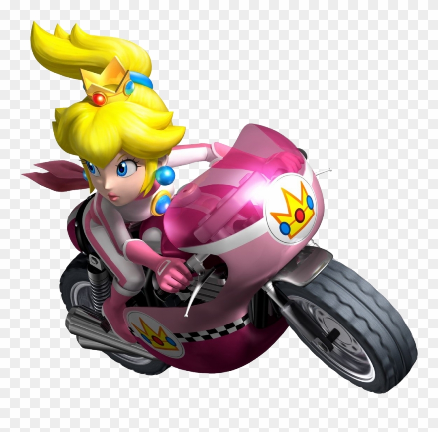 Download Super Mario Kart Png Picture For Designing - Mario Kart Wii Peach Clipart