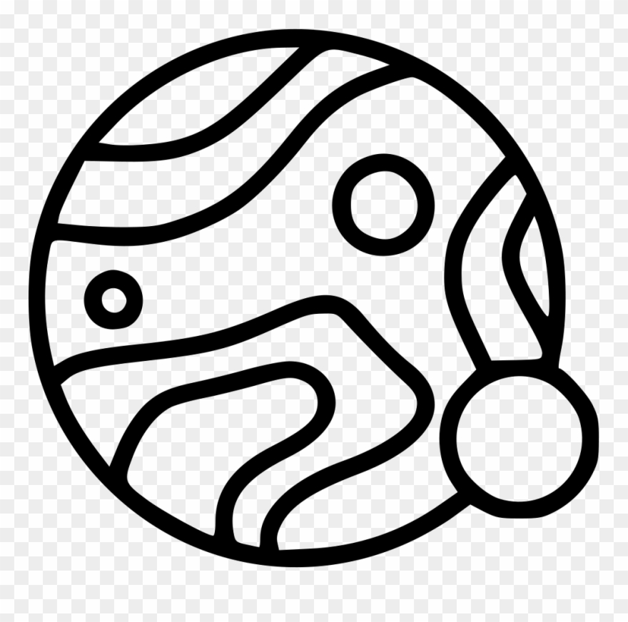 Planet Svg Drawn - Planet Drawing Png Clipart