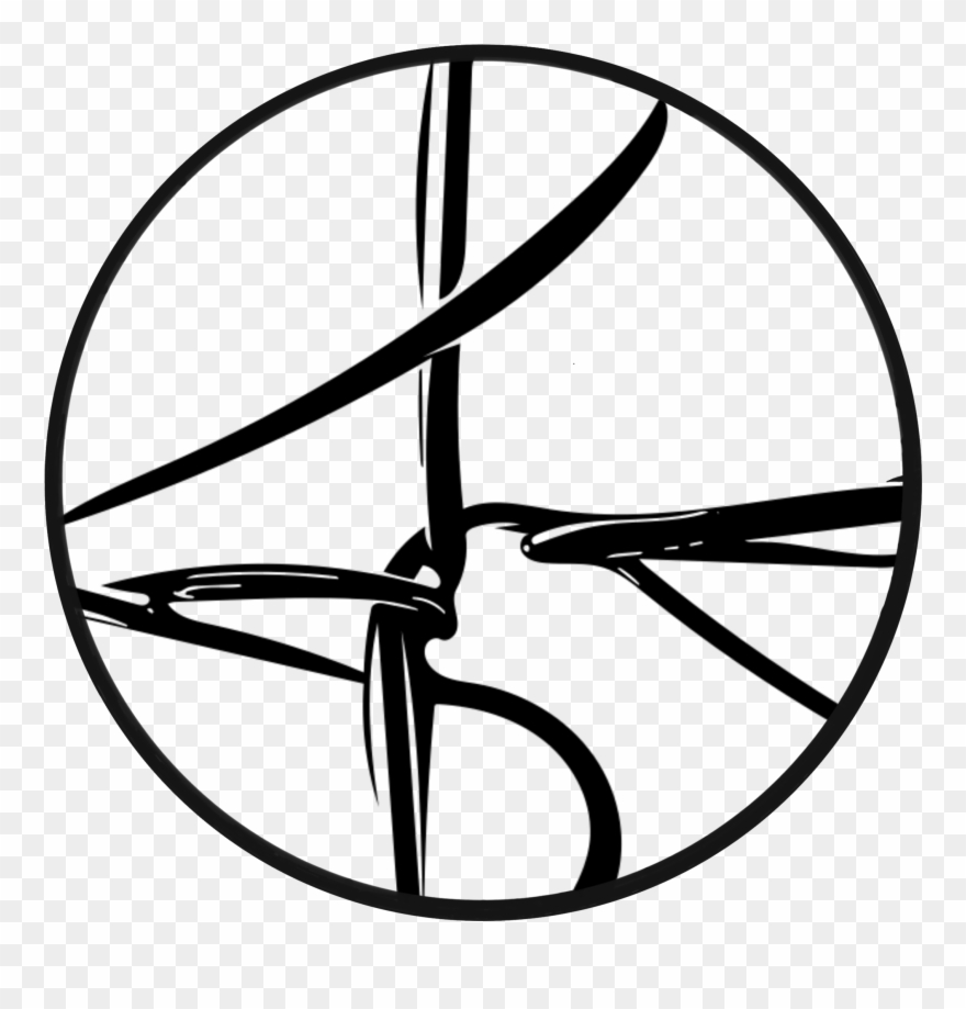 My Logo Is The Image Of A Single Stitch, Much Like - Clock Clipart