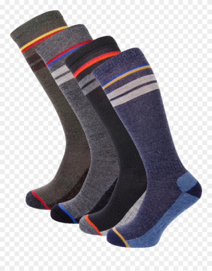 Banner Black And White Library Mens Luxury Fine Merino - Sock Clipart