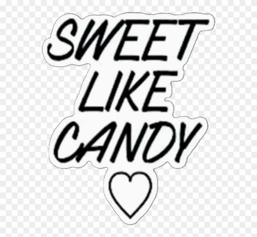#sweetlikecandy #sweet #like #candy #overlay #iconoverlay - Heart Clipart