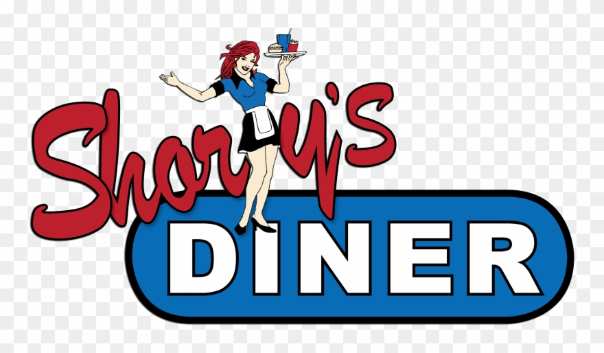 Good Food • Large Portions • Small Prices - Shortys Diner Clipart