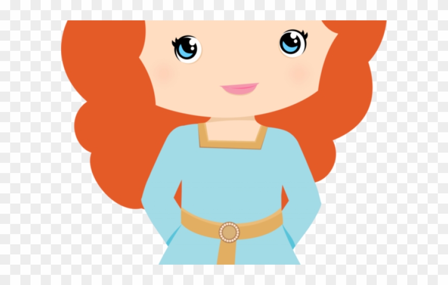 Original - Merida Valiente Para Colorear Clipart