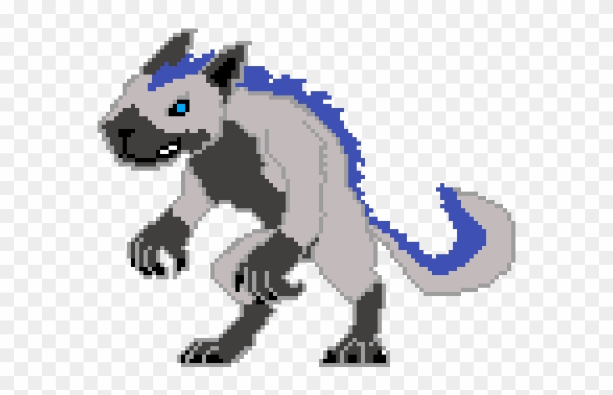 Reave - Pixel Art Were Wolf Clipart