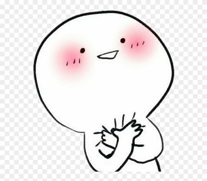#blush #cute #omg #bts #kawaii #ded #gasp #dramatic - K-pop Clipart