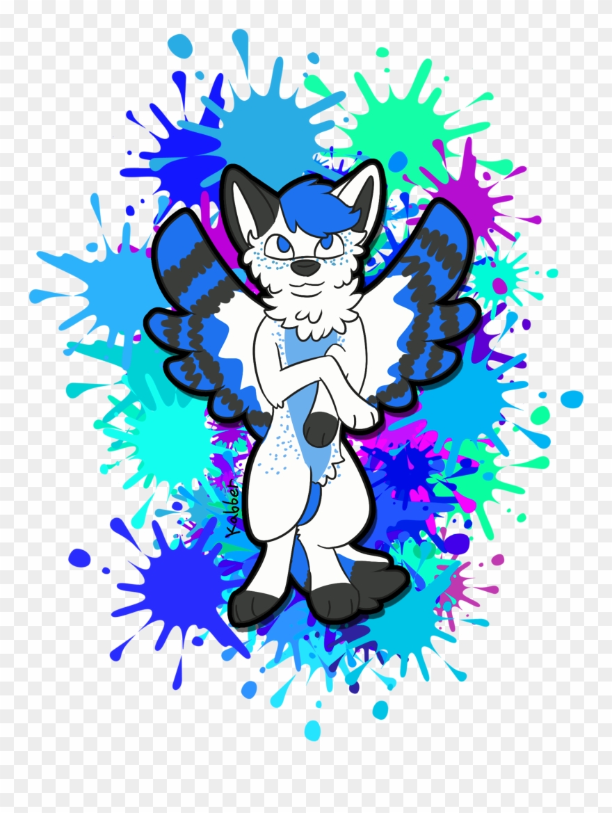 Splatter Skye - Cartoon Clipart