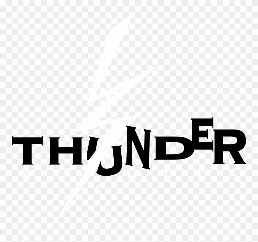 Thunder Black And White Logo Png Images - Thunder Clipart
