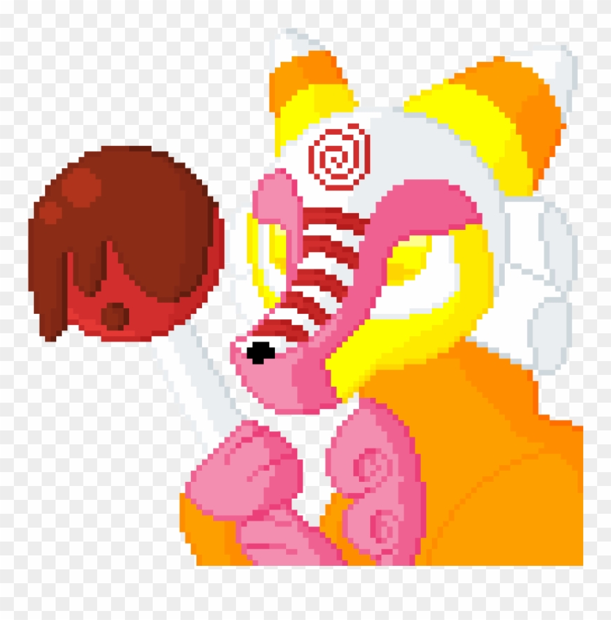 Candy Fox - Cartoon Clipart