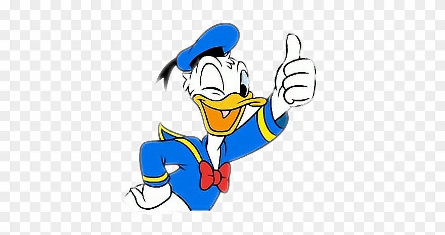 #donaldduck #paperino #paperinodisney #ok #vabene #goodmorning - Cartoon Clipart