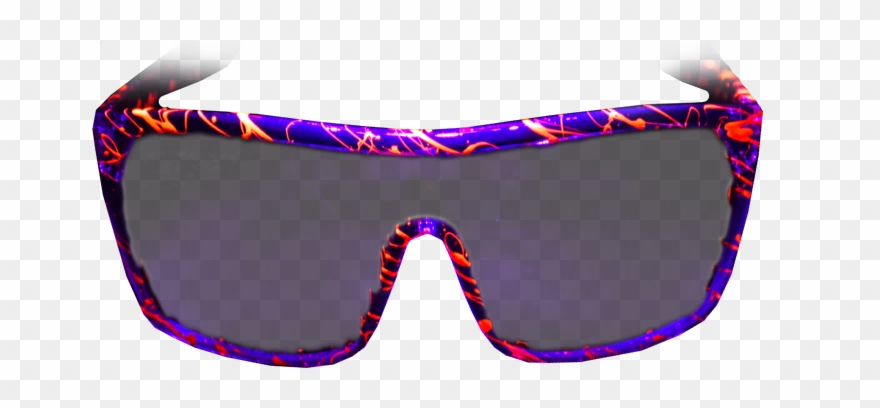 Stoopid Rad Sunglasses Hand - 80s Sunglasses Png Clipart