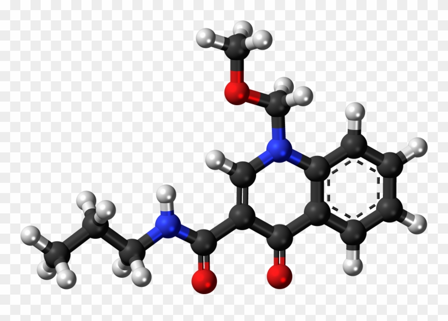 Terbequinil 3d Ball - Anethole Molecule Clipart