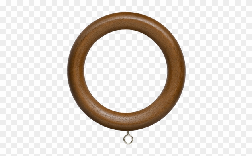 Ring Clip Curtain Rod - Circle - Png Download