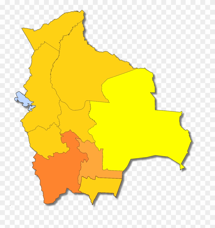Idh Por Departamentos De Bolivia Clipart