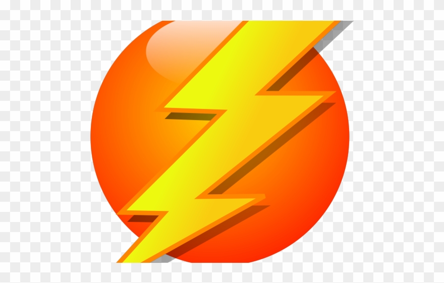 Electricity Clipart Transparent Background - Lightning Bolt Clipart - Png Download